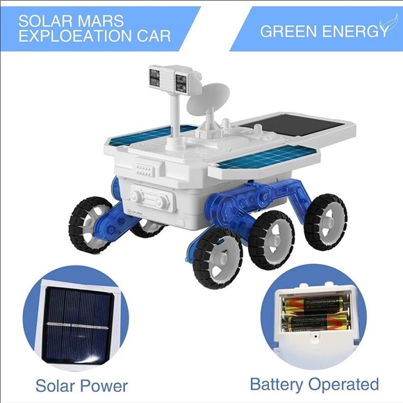 STEM Space Toys Projects for Kids Ages 8-12+, DIY Solar Power Mars Rover Car, - Picture 6 of 12